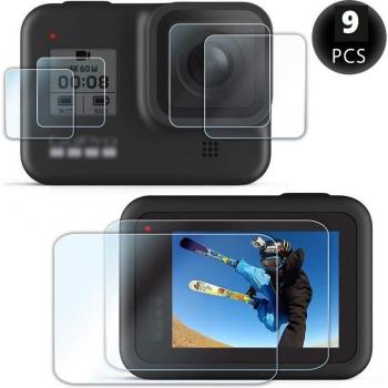 Protector de Pantalla de Vidrio Templado para Lente GoPro Hero 8 - Accesorios para Cámara de Acción