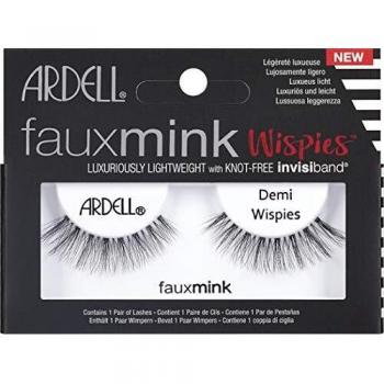 Ardell AII66763B Demi Wispies Pestañas Glamurosas Faux Mink, Negro