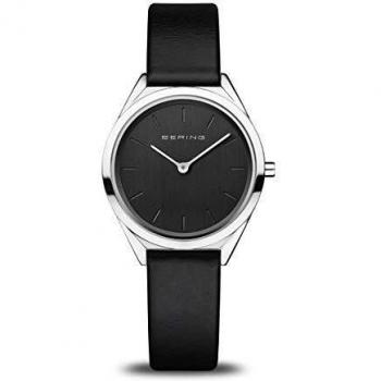 Bering Classic Ultra Slim Ladies Watch 31mm with Genuine Leather Strap - Model 17031-402