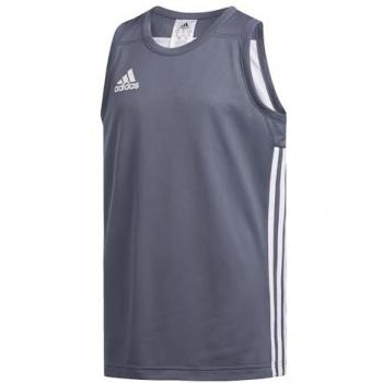 Camiseta Reversible Adidas 3G Speed Unisex Niños Onix/Blanco