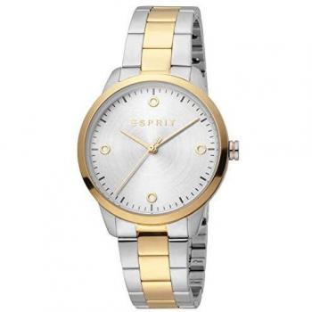 Esprit ES1L164M0075 Minimal Silver Ladies Watch Two-Tone 3 Bar Analogue Bi-Colour