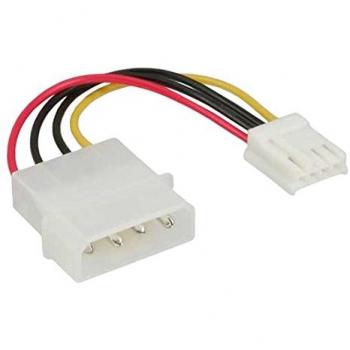 Adaptador de corriente interno Molex hembra de 5,25 pulgadas a disquete macho de 3,5 pulgadas