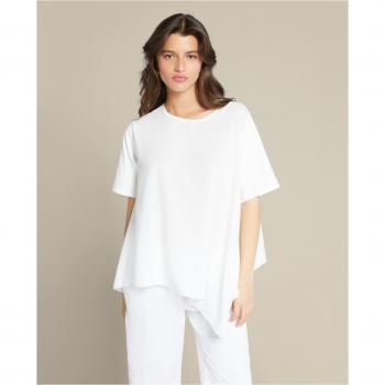 Elena Mirò - Camiseta amplia asimétrica