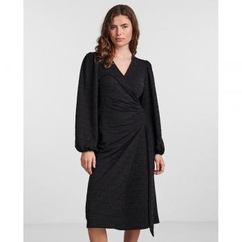 Yas - Vestido midi manga larga