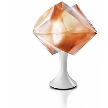 Lámpara de mesa de diseño Gemmy Prisma ámbar