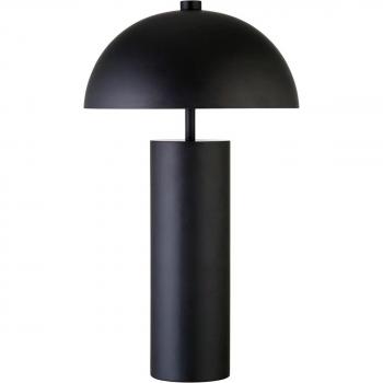 Lámpara sobremesa metal 24x24x46 seta negro