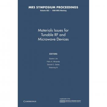 Problemas de Materiales para Dispositivos RF y Microondas Ajustables: Volumen 603 (Actas MRS)