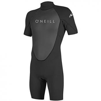 O'Neill Reactor II 2mm Back Zip Spring Wetsuit Traje Neopreno Hombre Manga Corta Negro/Gris Oscuro XXL