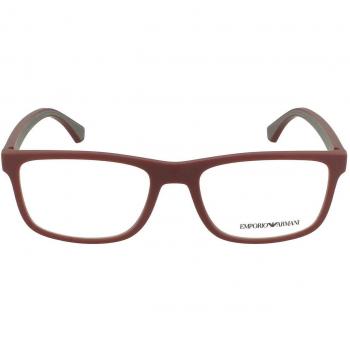 Emporio Armani 0EA3147 Monturas de Gafas, Matte Bordeaux, 55 para Hombre