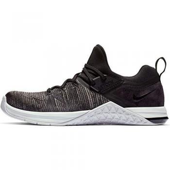 Nike Wmns Metcon Flyknit 3, Zapatillas de Deporte para Mujer, Black/Black/Matte Silver/White, 36.5 EU