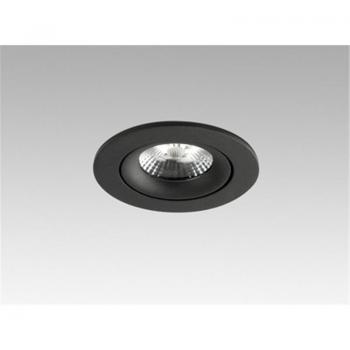 Empotrable LED redondo orientable de techo Faro Barcelona Nais 02111002 Negro