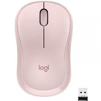 Logitech M220 Ratón Inalámbrico, Botones Silenciosos, 2,4 GHz con Nano-Receptor USB, Seguimiento Óptico 1000 DPI, Batería 18 Meses, Ambidiestro, Compatible con PC/Mac/Portátil - Rosa