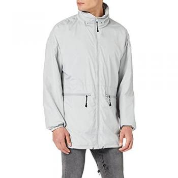 Urban Classics Men's Oversized Light Gray Track Jacket