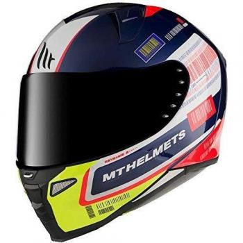 CASCO MT REVENGE 2 RS A0 AZUL PERLA BRILLO XS