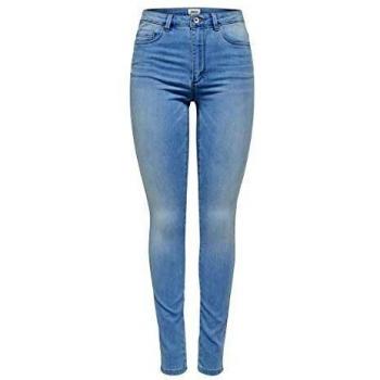 Only Royal High-Waist Skinny Jeans Light Blue Denim