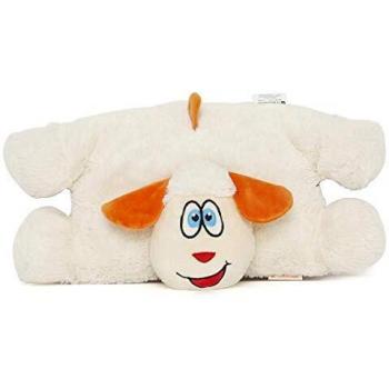 Travel Blue Kinderkissen Snowy Das Schaf Reisekissen Flauschiges Reisezubehör Bequem & erholsam Almohada de Viaje, 27 cm, Blanco