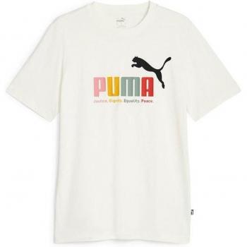 Camiseta Puma ESS+ Multicolor para Hombre Blanco