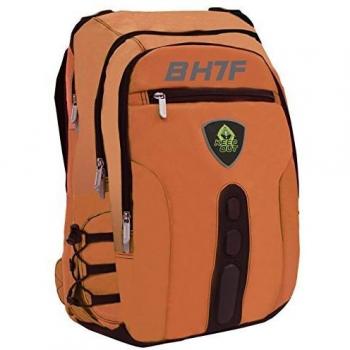 Mochila Gaming Keep Out BK7FO, 15.6, Nylon e Imitación Piel, Color Naranja