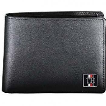 Tommy Hilfiger TH Plaque Extra CC and Coin Black
