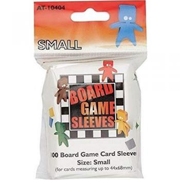 Asmodee – at-10404 – Board Game Sleeves – Clear Small Fits Cards – 44 x 68 mm
