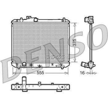 Radiador DENSO DRM47007 para Refrigeración del Motor