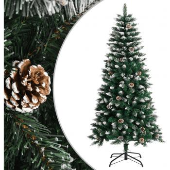 vidaXL Artificial Christmas Tree with Stand Green 120 cm PVC