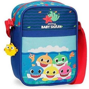 Bandolera Happy Family Baby Shark con correa ajustable y cierre de cremallera - Ideal para niños Disney
