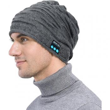Gorro de Punto Bluetooth con Altavoz y Micrófono, Inalámbrico y Cálido, Modelo SAL99