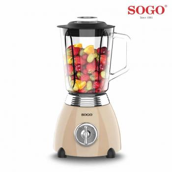 Batidora de Vaso Retro Sogo SS-5565 1.5L 500W Beige
