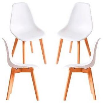 Pack 4 Sillas Kelen Nórdicas - Comedor Blanco