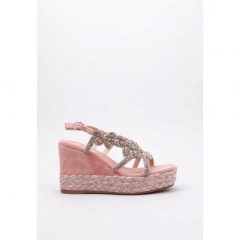 Alma En Pena 513 Esparto Con Cuña mujer Rosa, color rosa, talla 36