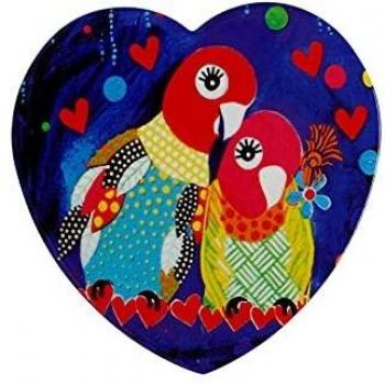 Maxwell & Williams Love Hearts Love Birds 10cm Ceramic Coaster