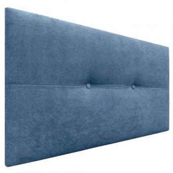 Cabecero Tapizado AQUALINE Pro de Tela Azul 90cm para Camas de 70/80/90 cm