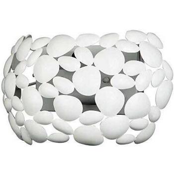 Aplique Dioniso 2 focos Metal blanco 30x19x15cm