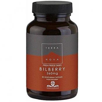 Terra Nova Bilberry 360mg - 50 Veg Capsules