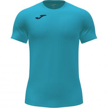 Joma Record II Men's Short Sleeve Running T-Shirt Fluorescent Turquoise