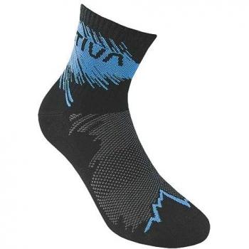 Calcetines La Sportiva Trail Running Negro Azul Intenso - XL