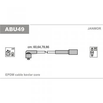 Juego de cables de encendido JANMOR ABU49 para AUDI y VW