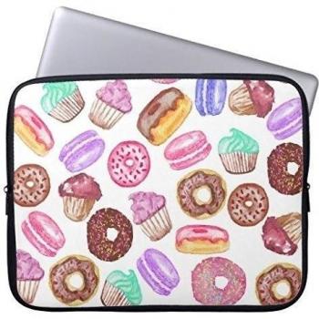 Electronics fundas neopreno portátil 160510 - 10 Yummy Hand Painted Watercolor Desserts 10-10.8 inches