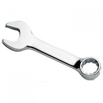 Llave combinada TOPTUL AAAF1616 - Llave combinada de 16 mm, fabricada en acero al cromo vanadio, acabado pulido y cromado para mayor resistencia a la corrosión, diseño de doble boca,