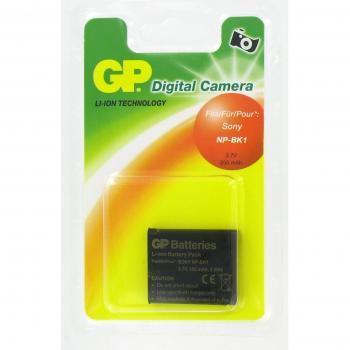 GP Batteries Sony NP-BK1, Litio-Ion, 550 mAh, 3.7 V, Negro