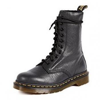 Botines Mujer Dr. Martens 1490 Virginia Negro Cuero Talla 38
