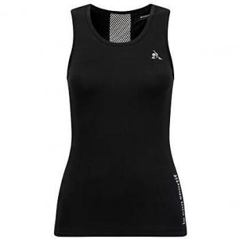 Le Coq Sportif Tech Débardeur N°1 W Camiseta sin Mangas, Mujer, Black, L