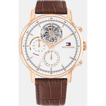 Reloj Hombre Tommy Hilfiger Stewart 1710606 Multifunción Piel Marrón