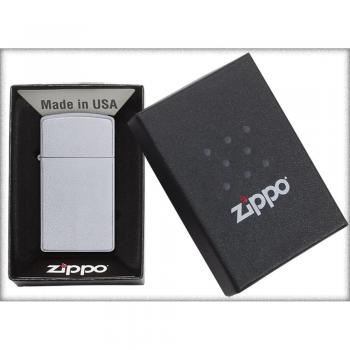 Zippo Satin Chrome Mechero, Metal, 3.5x1x5.5 cm