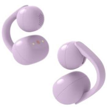 Auriculares Sony LinkBuds Clip WF-LC900 Inalámbricos Open-Ear con Reducción Activa de Ruido, Bluetooth 5.3, IPX4, 37 horas de batería, Lavanda