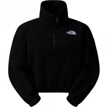 Forro polar The North Face 100 Glacier Half Zip negro carbón mujer - XS