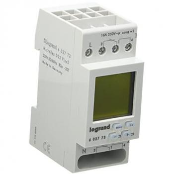 Interruptor horario programable digital semanal 2 salidas 250 V LEGRAND 603773