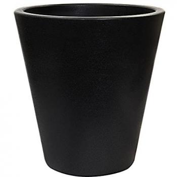 Macetero de polietileno antracita 50x50 cm WELLHOME