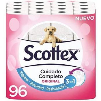 Scottex Original Papel Higiénico - 96 Rollos